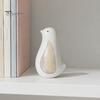 Nordic Style Blue Bird Ornament Ceramic Figurine, Decorative Ornament, Modern Minimalist Tabletop Decorations for Living Room Sculpture Bedroom Shelf