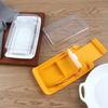 Butter Dish Box Container Cheese Server Sealing Storage Keeper Tray with Lid Cutting Butter Box