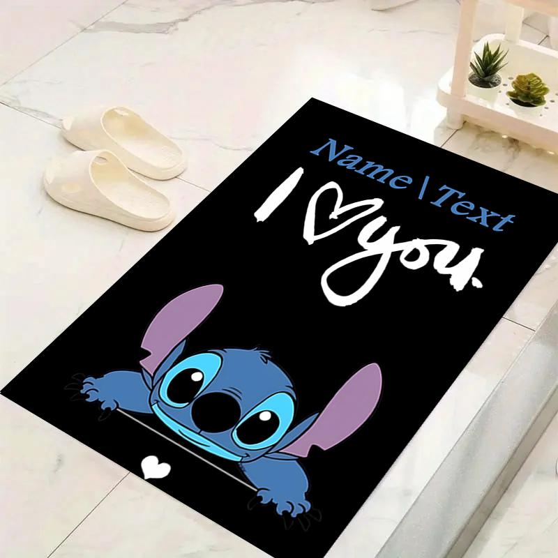 Custom 1Pc Lilo Stitch Adventure Rug Office Carpet Indoor Outdoor Entrance Doormat Nonslip Soft And Comfortable Living Room D916292