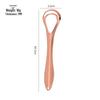 Stainless Steel Double-Layer Tongue Scraper for Adults - Relieves Bad Breath & Deep Cleans