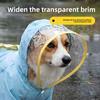 Small Dogs Waterproof Raincoat Four-Legged Rain Jacket Lightweight And Breathable Design Adjustable Straps For Outdoor Rainy Day