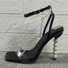 Fashion Pearl Sandals All-Match High Heels Comfort Shoes for Women High-heeled Stiletto Fashion Girls 2025 Pumps Scandals Fashion Womens