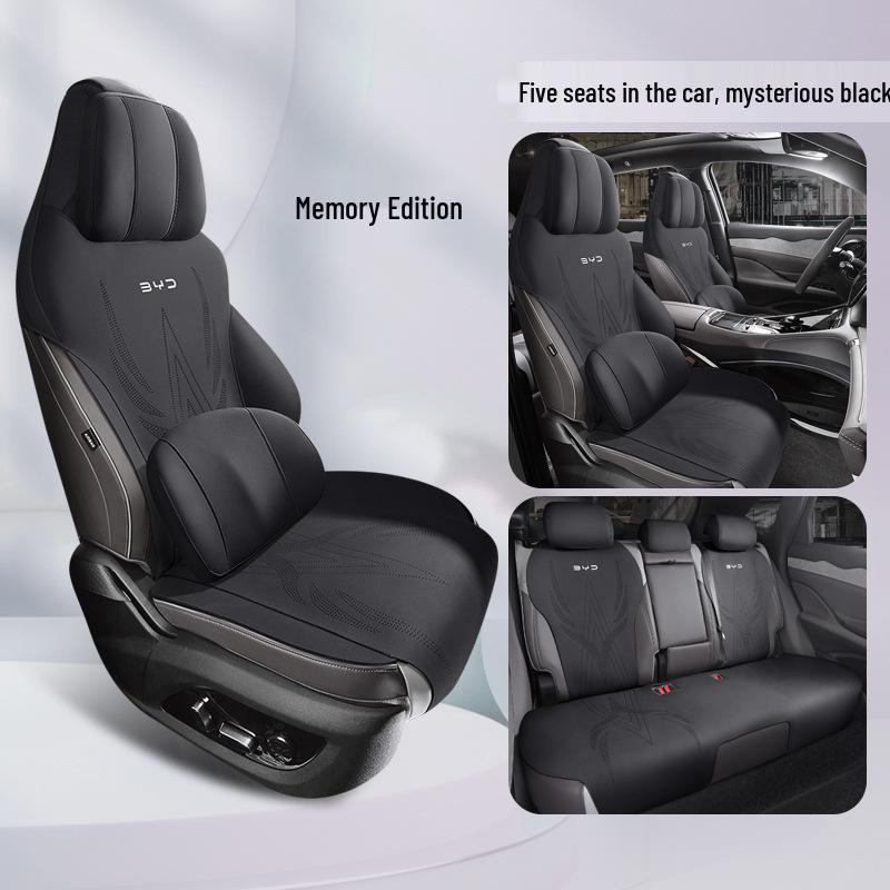 BYD Frigate 07 Custom Seat Cushion: Suede Saddle with Lumbar Support