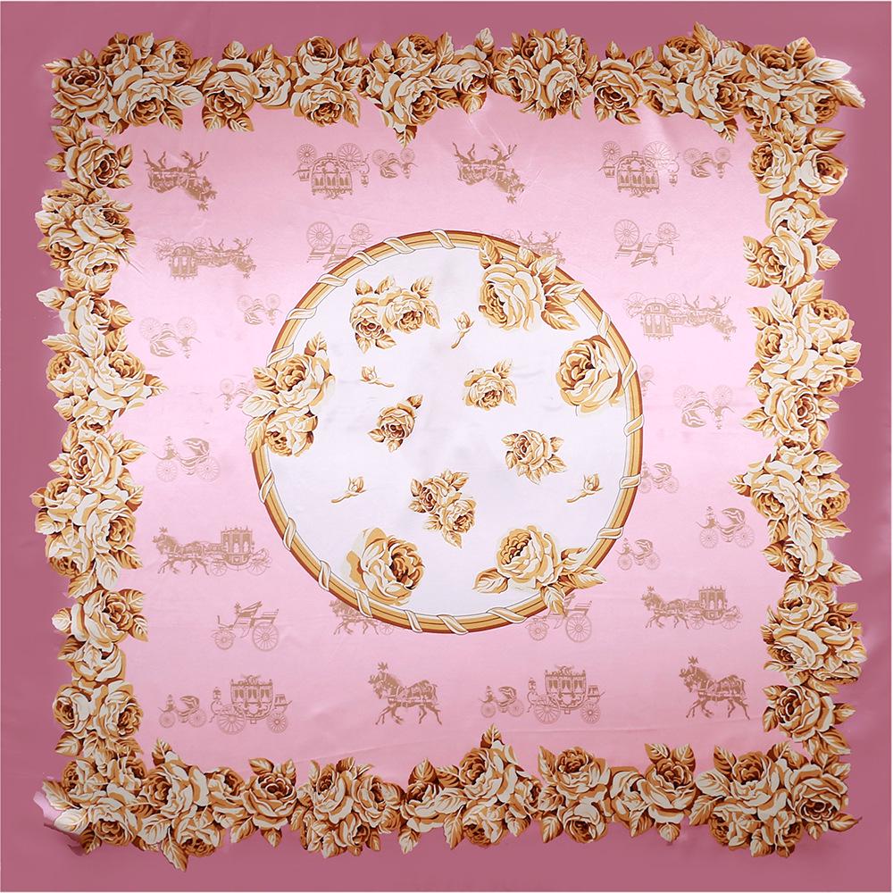 Høykvalitets luksuriøst silkeskjerf pannebånd Skjerf Halsskjerf For kvinner Kjede Silkeskjerf Dekorativt sjal for kvinner