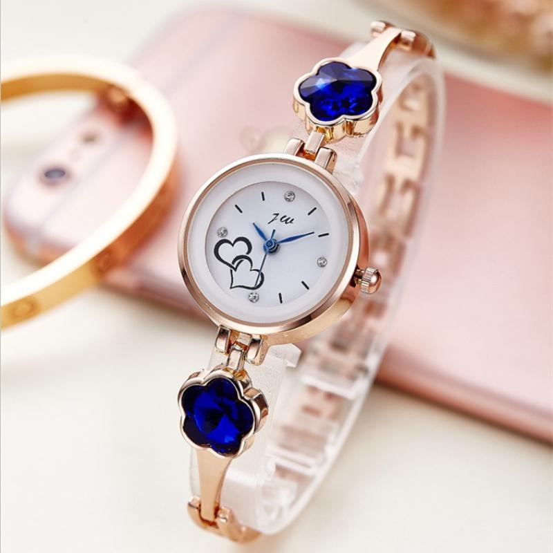 Fashion Ladies Watch Small Rhinestone Fashion Student Quartz Watch