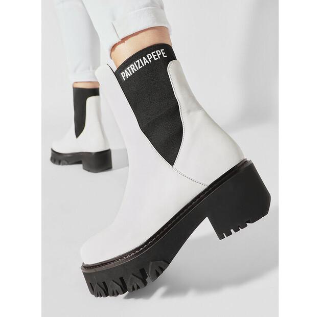 Patrizia Pepe Ботинки Челси CY9814/L011-W146 Белый