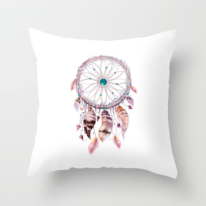 Boho Pillow Cover Dream Catcher Cushion For Home Sofa Chair Decoration Pillowcase Car Ornament