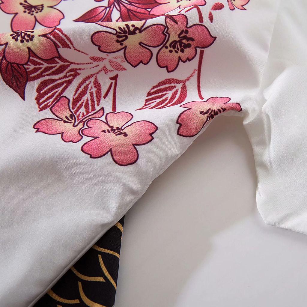 Summer Japanese Five Point Sleeves Kimono Mens And Womens Cloak Jacke Top Blouse