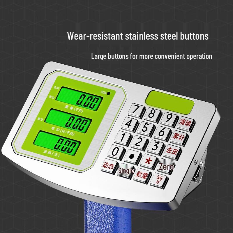 Konka Commercial 180kg Stainless Steel Digital Platform Scale