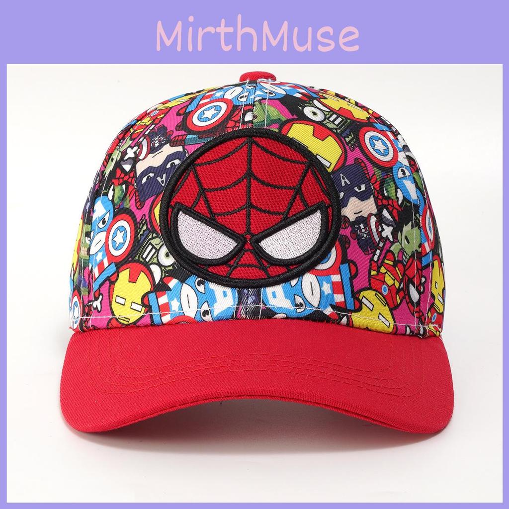 Spider Man Childrens Embroidered Baseball Cap With Sun Protection And Breathable Cotton For Spring Autumn Seasons
