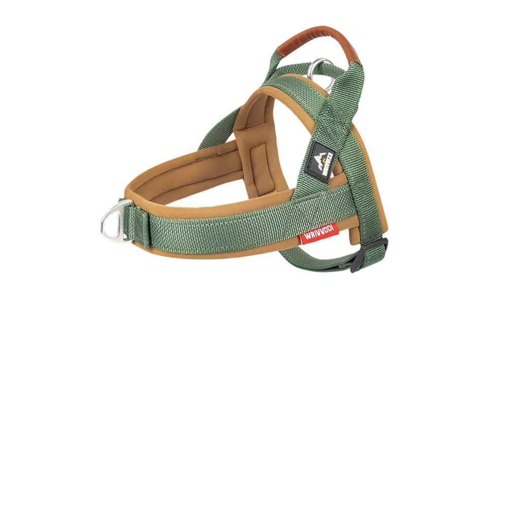 Pettorina Anti-Tiro per Cani – Per Addestramento, Passeggiate Quotidiane e Controllo Facile - Vestibilità Regolabile, Riflettente e Imbottita (Grande, Grigio)