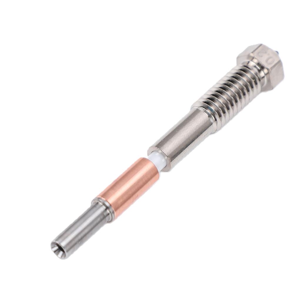 2PCS Bimetal Nozzle Replacement for QIDI Q2 Q2C 3D Printer 0.2mm Hardened Steel Tip High Temperature 370 degrees C