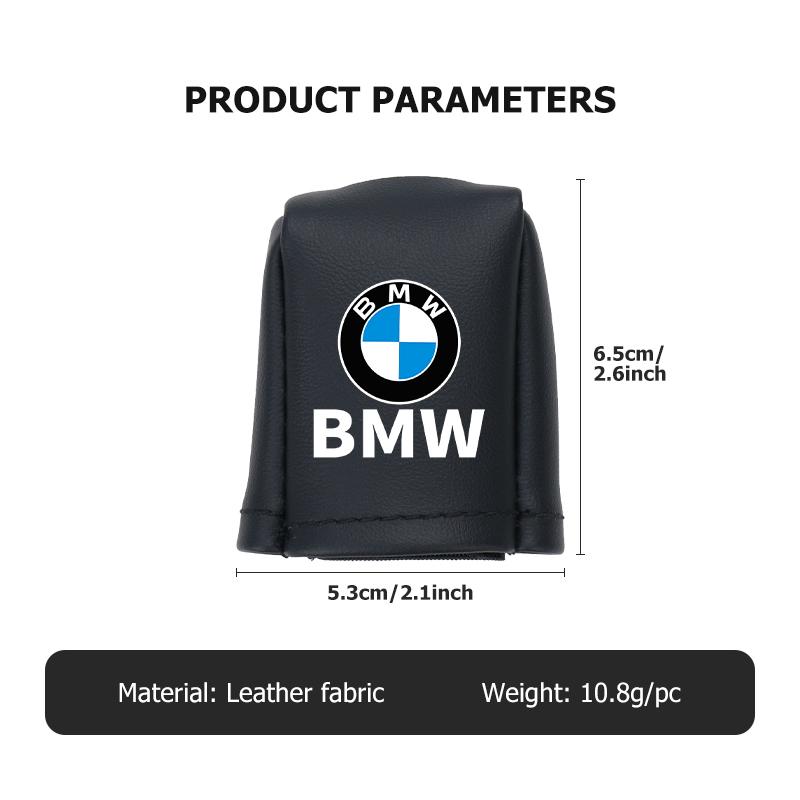 Leather Car Seat Belt Socket Cover Anti-collision Protection Cover Interior Accessories For BMW E46 E90 E60 F10 E39 F30 E36 E87 DA9