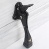 2Pcs Easy Pedals Kick Down Door Stop Adjustable Door Holder Wall Protector Zincs Alloy Doorstop with Rubber Tip