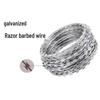 Galvanized Razor Wire Security Fencing