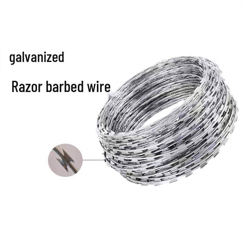 Galvanized Razor Wire Security Fencing