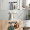 Suction Cup Wall Hook Rack Complimentary 6-Hook for Bathroom, Kitchen