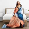 Sexy Kaeya Genshin Impact Blanket Cover Anime Flannel Throw Blankets Bedding Couch Portable Soft Warm Bedsprea