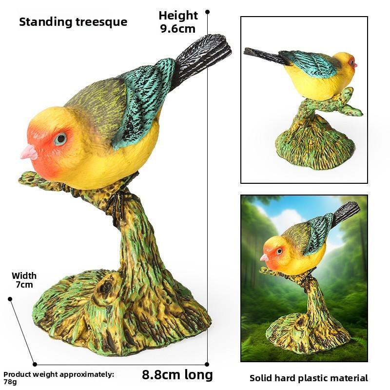 Wildlife Sparrows Mountain Sparrows Toy With Static Bird Figure For Childrens Education And Collectible Gift