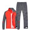 Spring Running Sets Men Sport Suits Sportswear Set Fitness Training Warm Breathable Tracksuit Zip Pocket Jogging Suit