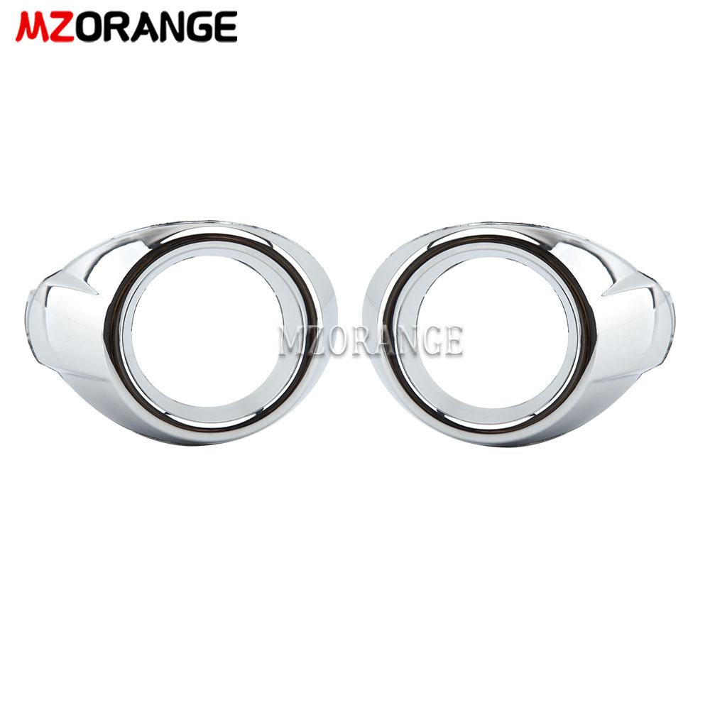LED Fog Lights For Ford Focus 3 2012 2013 2014 Chrome Headlight Foglight Cover Grill Fog Lamp Frames Wire Harness Object Tool