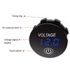 LED Voltmeter Digital Waterproof Motorboat Motorcycle Panel Digital Voltmeter Tester Monitor Car Voltmeter 12V Electrical Tester