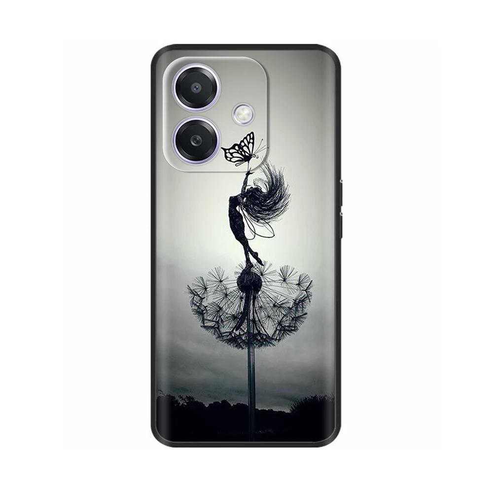 For Oppo A3X Case For Oppo A3 Cute Cover Silicon Soft Matte Phone Case For Oppo A3x CPH2681 OppoA3 Back Cover Coque Fundas Capa