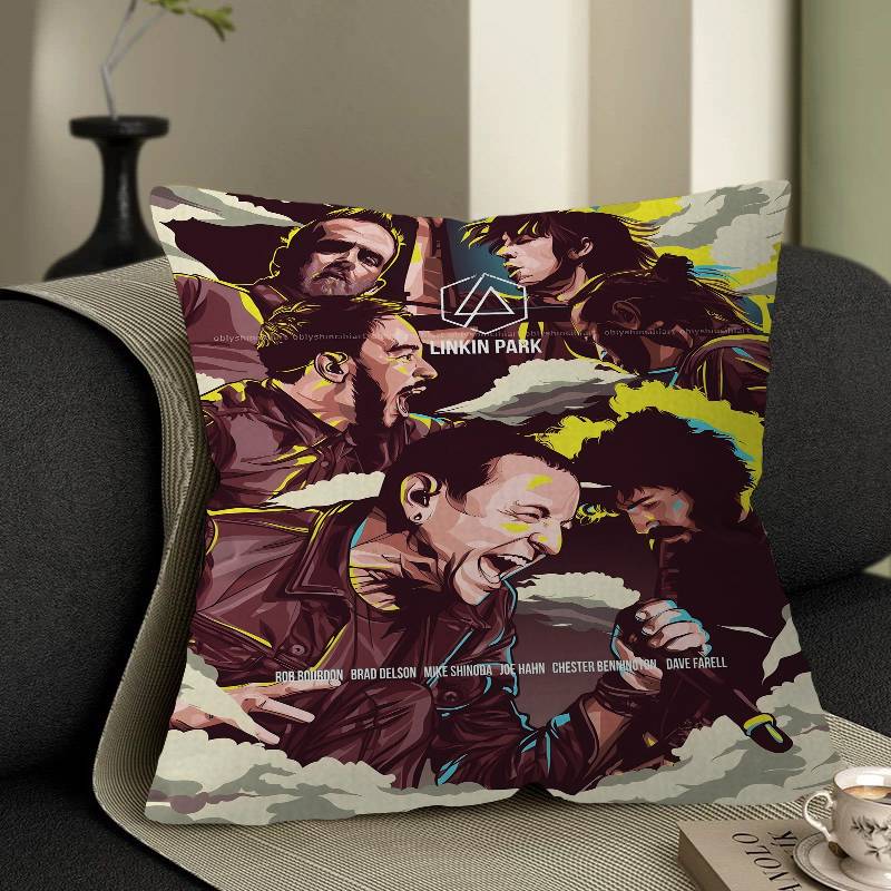 Band L-Linkin P-Park Cool Personalized Pillow Dust Cover Bedroom Kids Party Decoration Pillowcase Birthday Children Gift