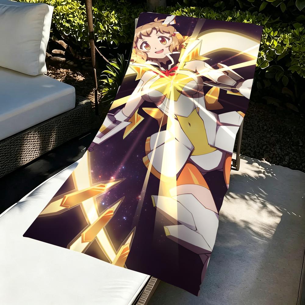 S-Senkizesshosymphogear-S Towel Microfiber Beach Towel, Quick-Dry, Sand-Free, Ultra-Fine Fiber, Super Soft.