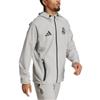 Adidas Real Madrid Tiro 25 Vis Tech 2024/25 Training Match Moisture-Wicking Zip Long Sleeve Football Shirt Men tops KA8016