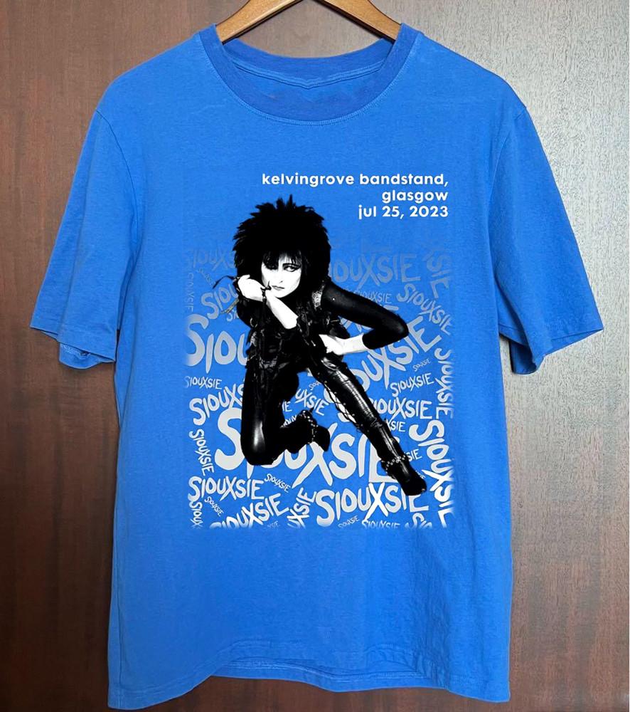 Hot Siouxsie And The Banshees Band 2023 Blue All Size Tee Gift AH1761 Unisex T-Shirt XL