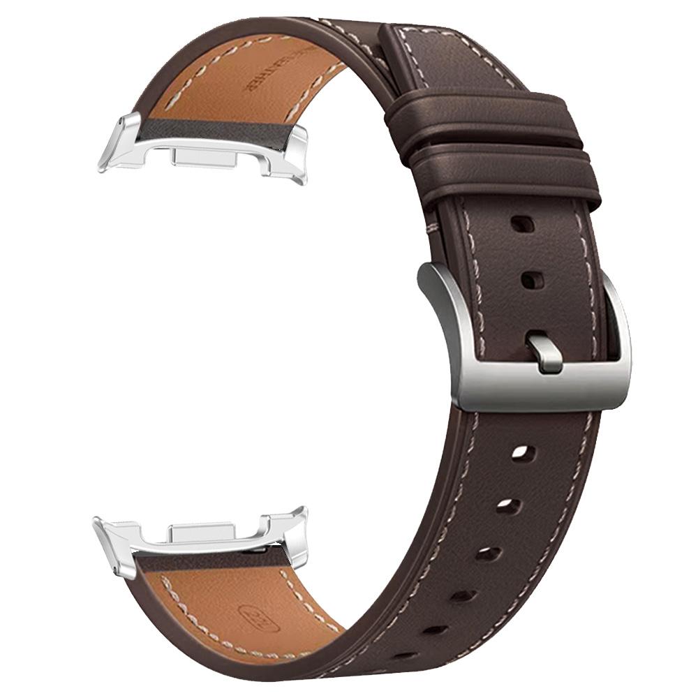 Vintage Lederarmband für Samsung Galaxy Watch 8/8 Classic 40mm 44mm 46mm Uhrenarmband Correa Armband für Samsung Armband Gürtel