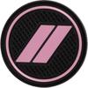 Bonbo Anti-Dust Mats for Dodge Charger 2015- | 6-Piece  Fit Cup Holder Pads Set | Eco-Friendly Silicone Non-Slip Interior Accessories (Pink)