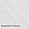 Elegant Silver Dot Design Semi Blackouts Curtains 2Pieces Polyester Window Treatments for Home Decoration