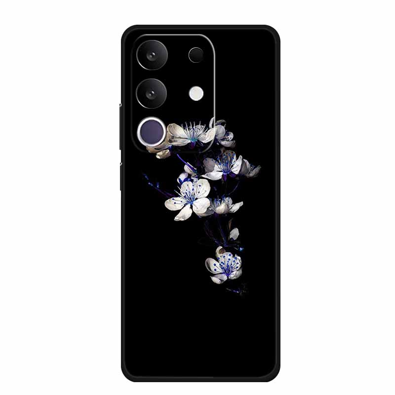 Cartoon Case For Vivo T4x 5G Case Soft TPU Black Silicone Back Cover For Vivo Y300T Y29 4G Phone Case Fundas Shockproof Coque