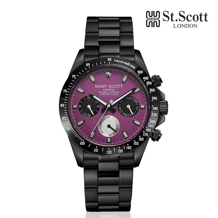 

ST.SCOTT LONDON ST7507MBPB Часы Ted HighEnd с бриллиантами в упаковке