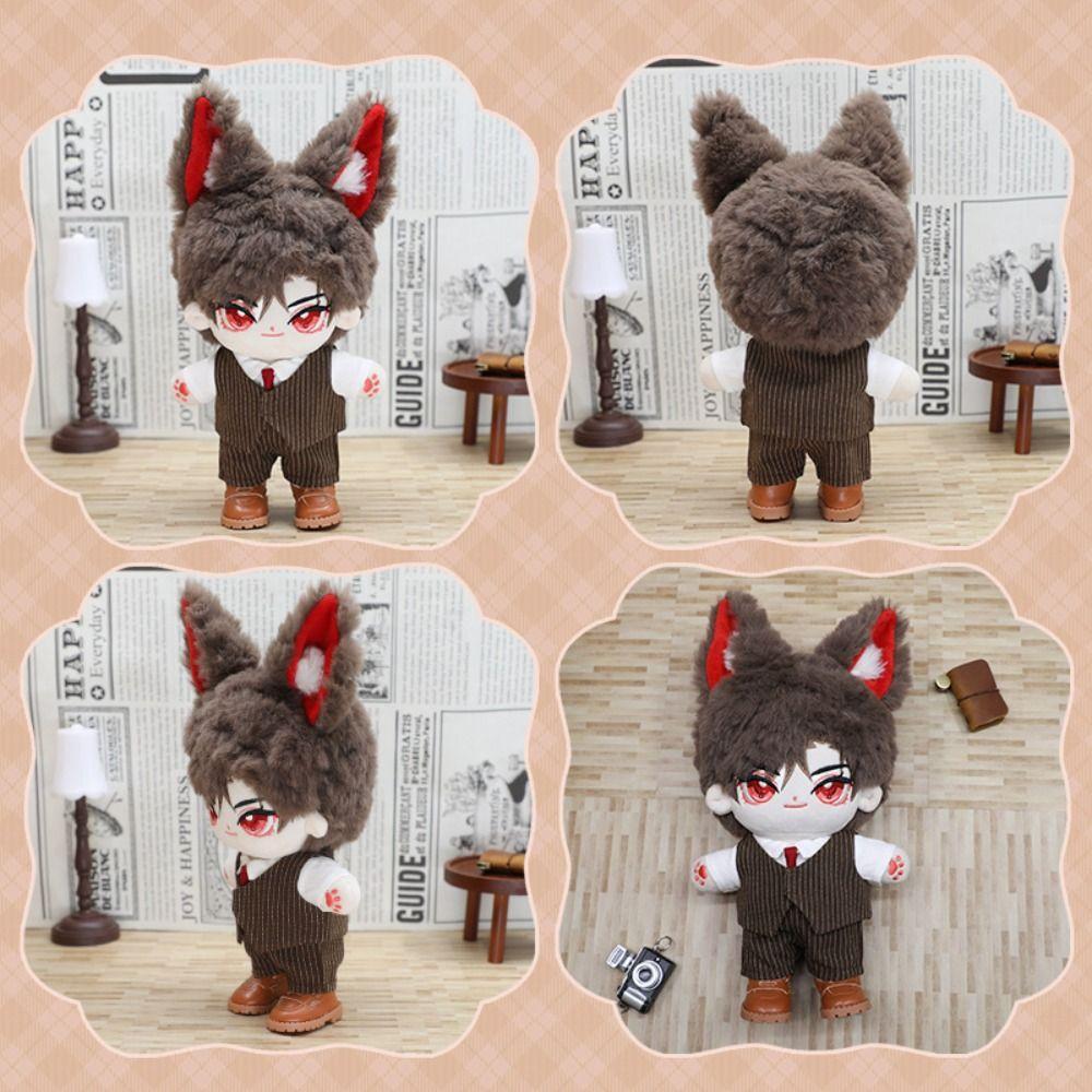 Winter Wear Doll Vest Tops Casual Style Doll Accessories Handmade Jacket Pants  20cm Cotton Doll