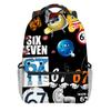 Hip Hop Kpop Νεανικές Σχολικές Τσάντες Unisex 67 έξι επτά Τσάντες Ταξιδιού 3D Εκτύπωση Oxford Αδιάβροχες Σακίδια Πλάτης για Σημειωματάρια