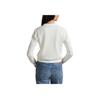 Polo Ralph Lauren Solid Color Polo Collar Button Long Sleeve Knit Sweater Women Sweater White WMPOSWENDW20438-100