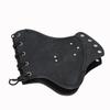 Motorcycle Universal Heat Saddle Shield Deflectors PU Leather Black For Harley Touring Softail Sportster Kawasaki Yamaha Honda