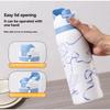 Hot Selling 304 Stainless Steel Insulated Bottle Fashionable Cartoon Pattern Sports Kettle Large Capacity Portable Handheld Cup