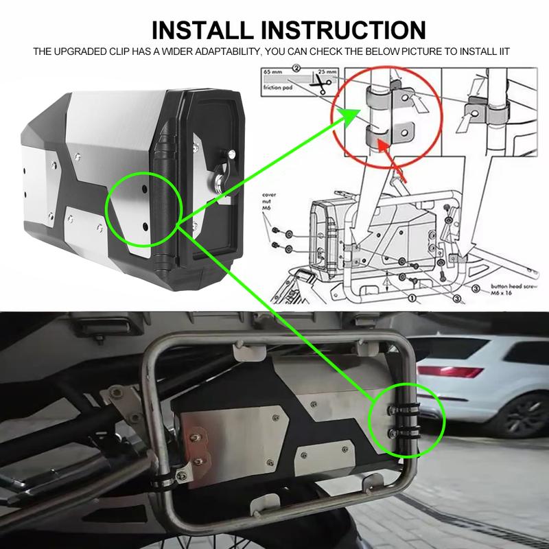 For VOGE DS900X DSX900 Motorcycle Aluminum Toolbox 900 DSX 900 Dsx900 Left Side Waterproof Tool Box Tool Box Toolbox Accessories