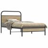 VidaXL Bed Frames Without Mattress 90x190cm Smoked Oak Engineered Wood 4100348