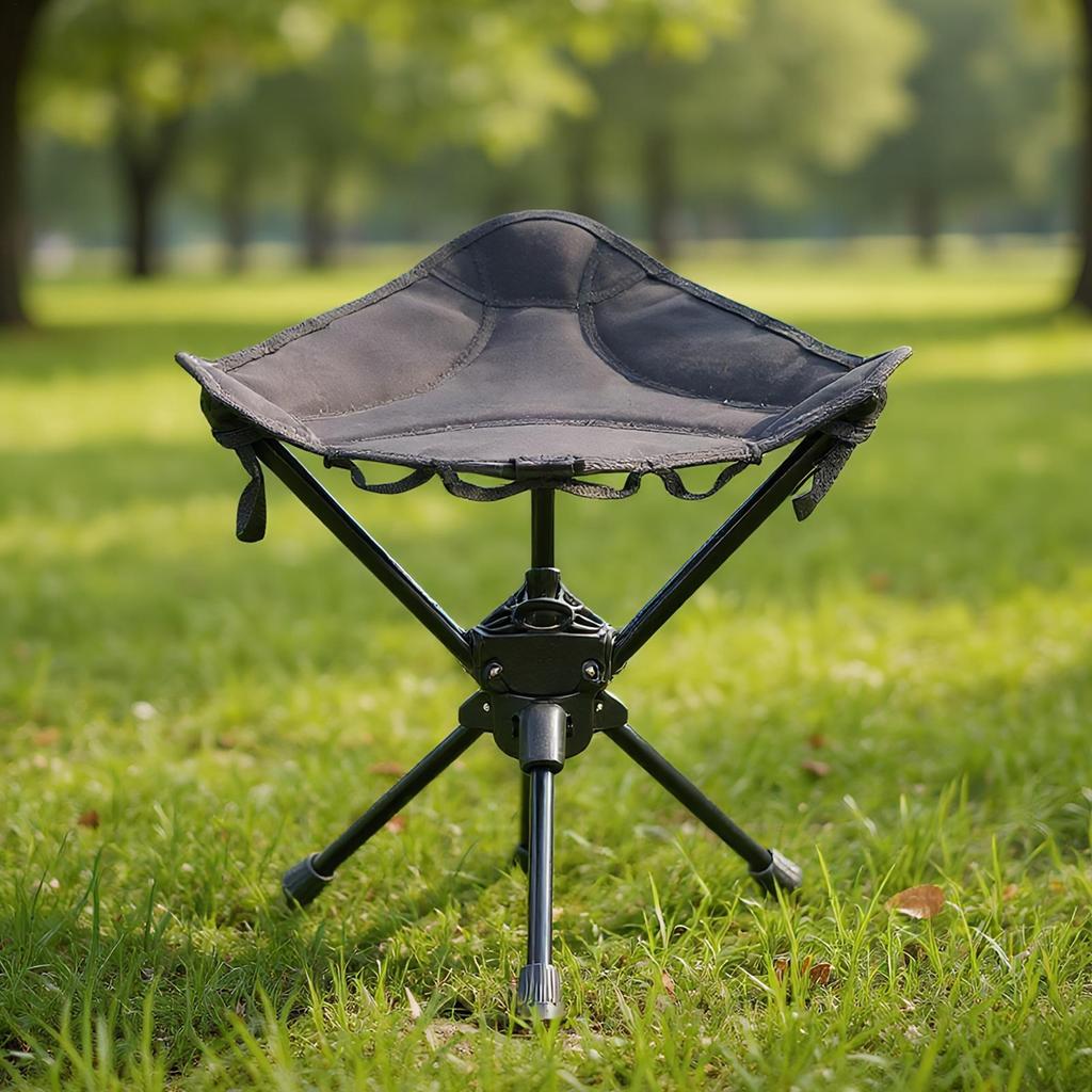 Portable Folding Chairs Swivel Camping Chair Fishing Stool Hiking Gear Aluminum Alloy Fishing Chair Outdoor Furniture Chairs