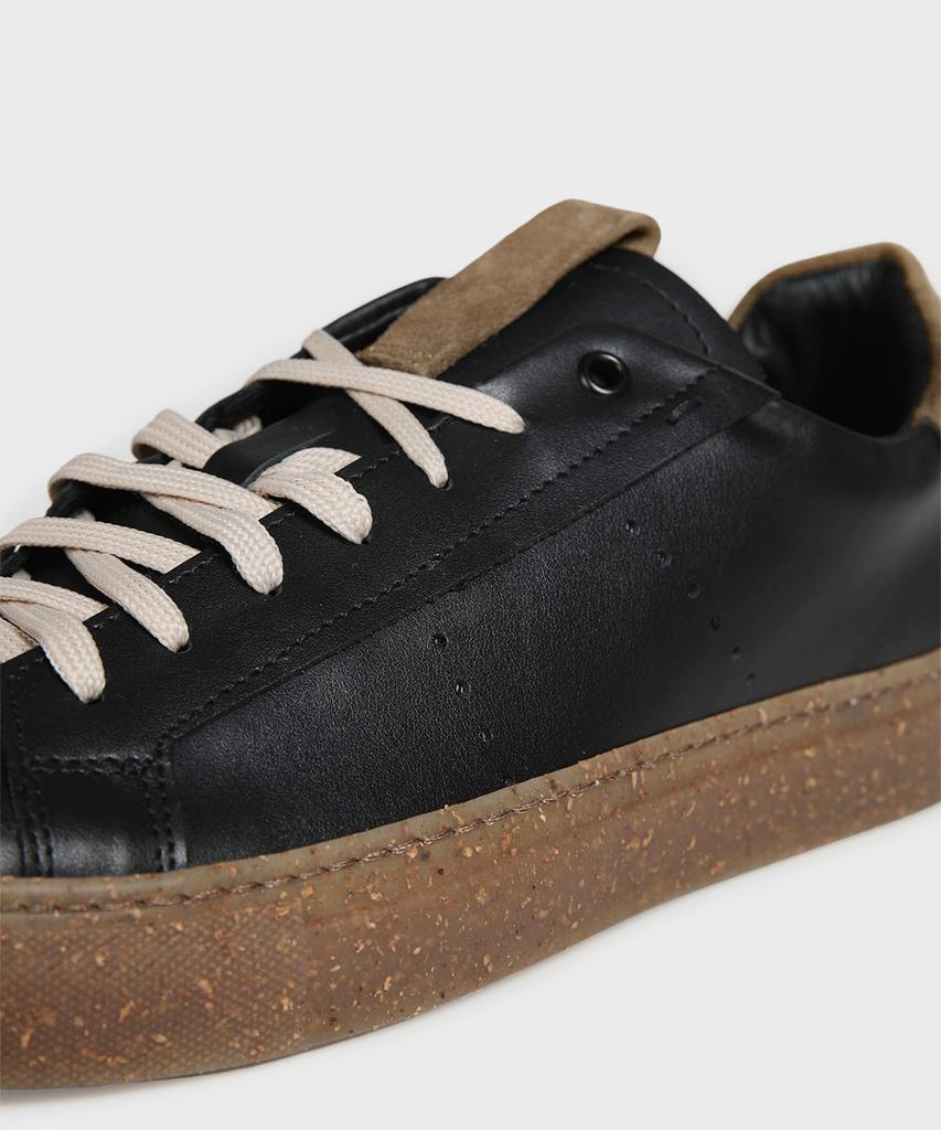 Panicale Black Napa Leather Sneakers