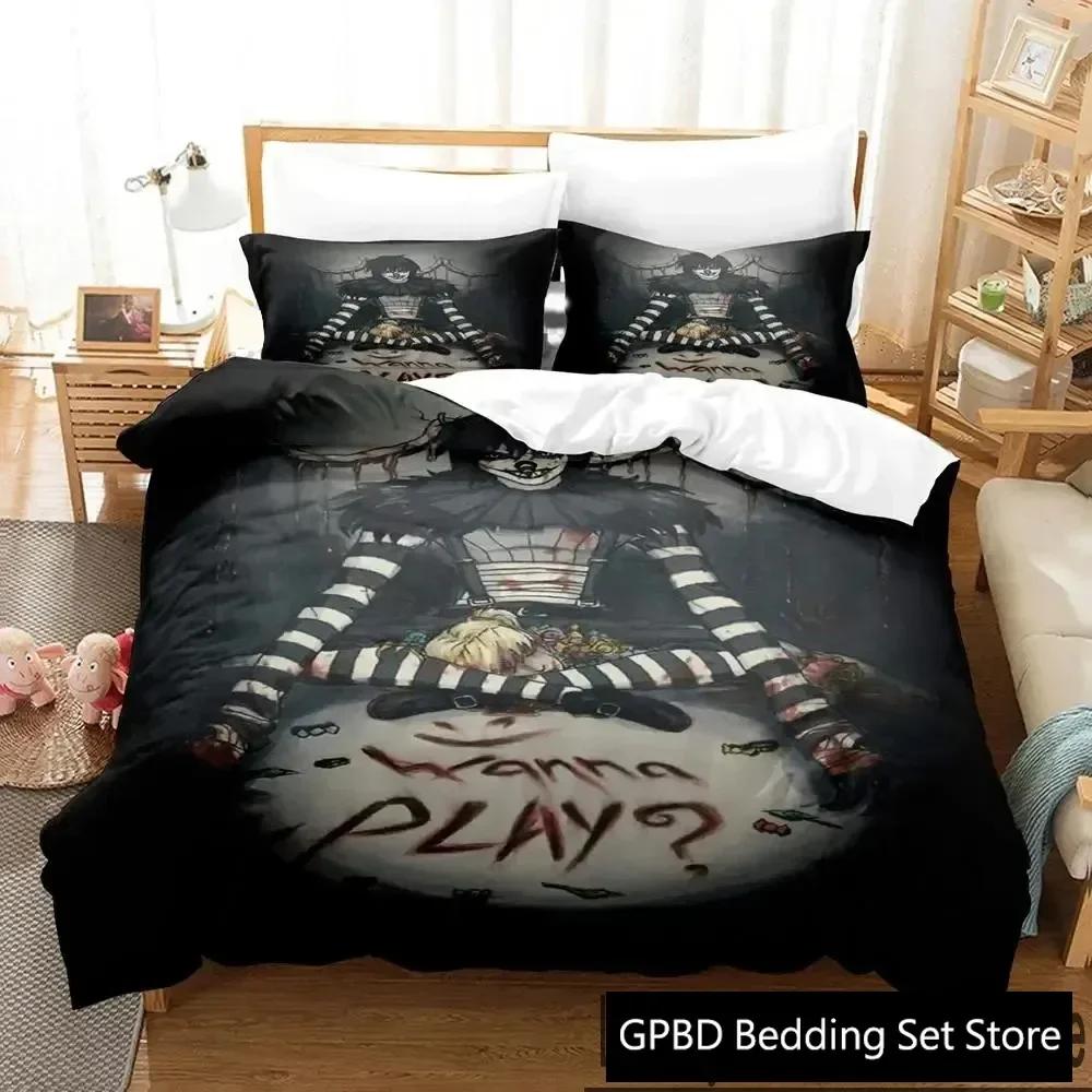 3D Print Anime Creepypasta Cafe Bedding Set Double Twin King Duvet Cover Comforter Pillowcase Boys Girls Adults Bedroom