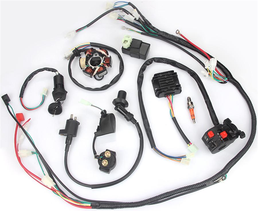 Wiring Harness For GY6 125cc 150cc ATV / QUAD Motor Parts Replacement Repair Work