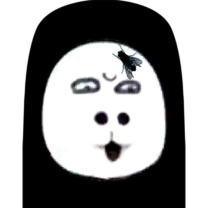 Funny Big Head Clown Mask: Internet Celebrity Prank Dragon Design