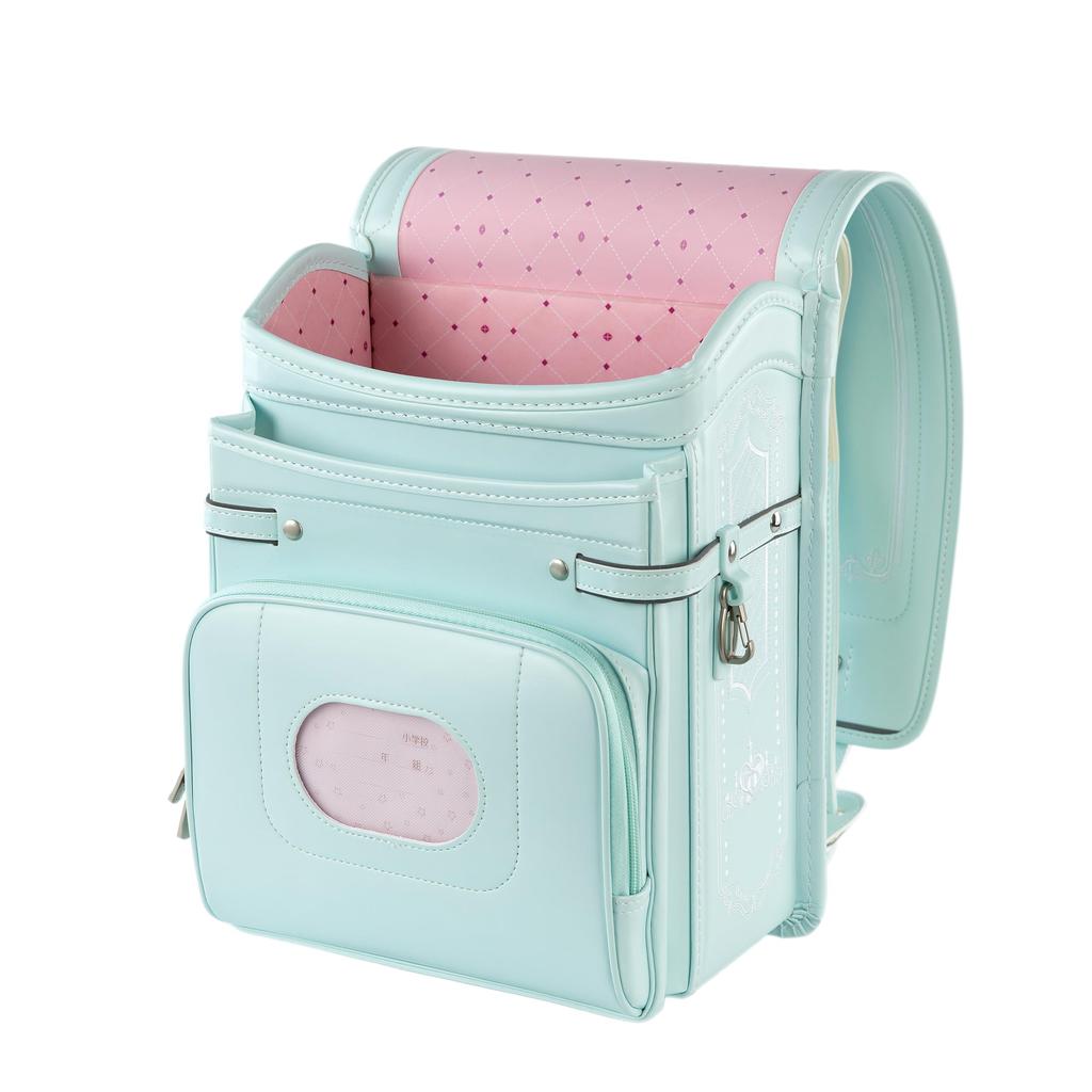 Lumina with Large Fits A4 Premium Synthetic Automatic Schoolbag Girls' Schoolbag, Lightweight, Cover, Capacity, Files, Cute, Waterproof, Breathable,