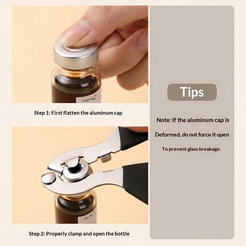 Practical Sturdy Oral Liquid Bottle Opener For 20Ml Medicine Bottles Fast Decapper Suitable For Home Nursing Household Use
